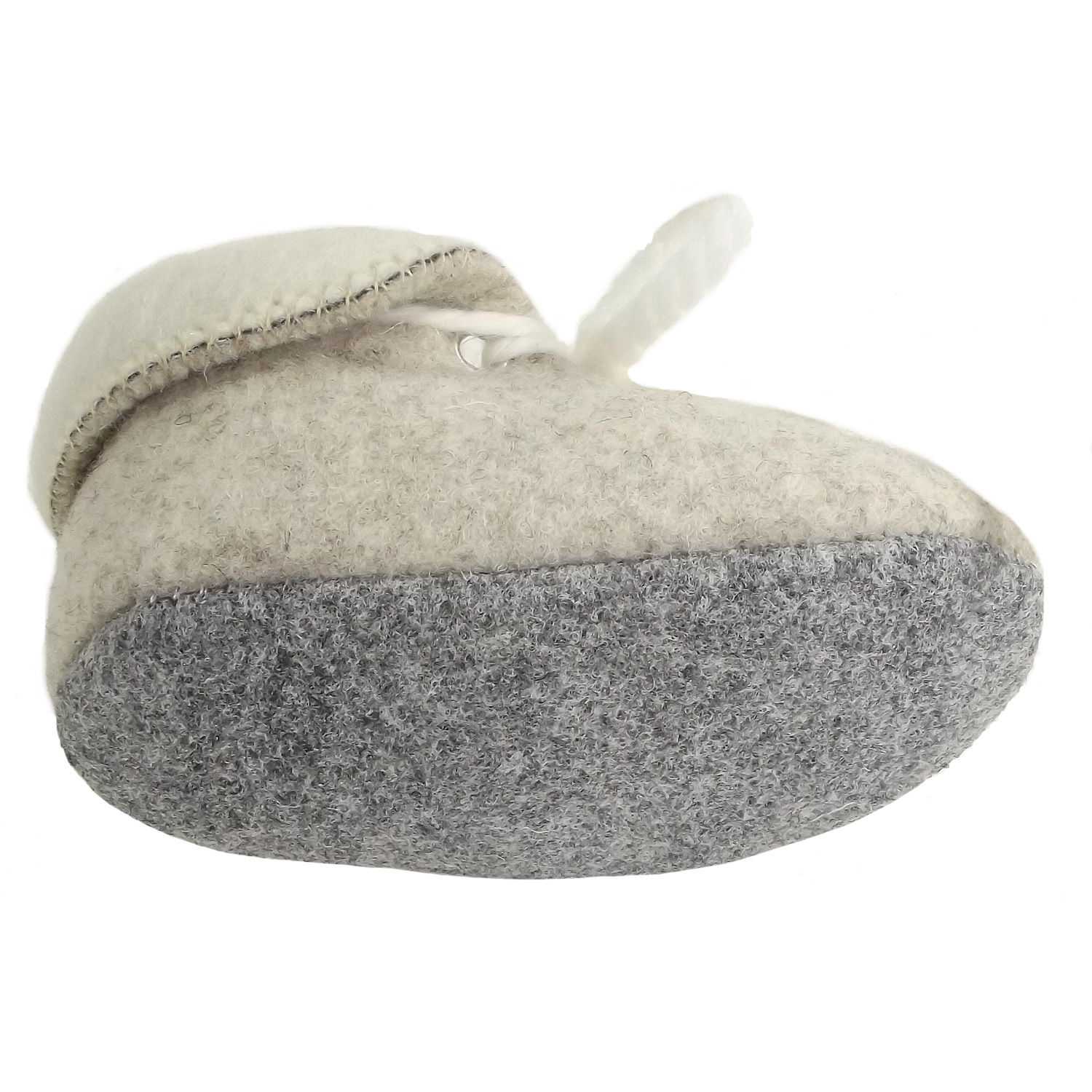 Löwenweiss - Momy - Baby Hausschuhe - Beige – Bild 4