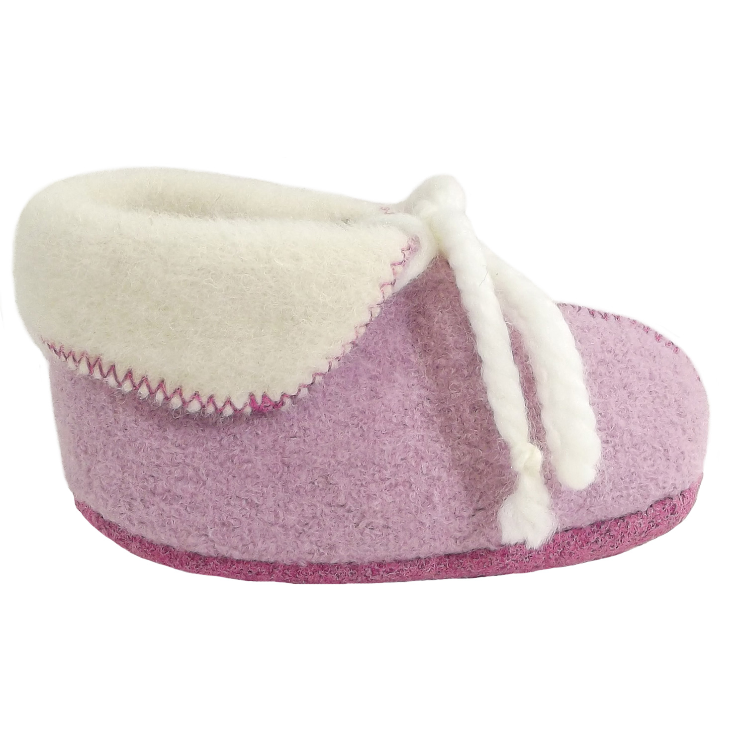 Löwenweiss - Momy - Baby Hausschuhe - Rosa Chiaro – Bild 2