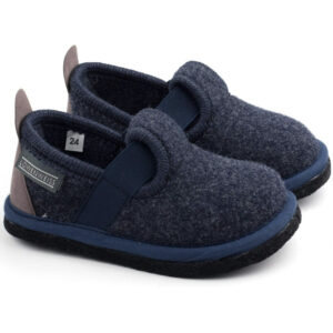 Löwenweiss - Muvy - Kinder Hausschuhe - Dunkelblau (Jeans Denim)