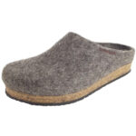 Stegmann - 108 Tiroler Steinschaf - Unisex Wollfilz-Pantoffeln - grau
