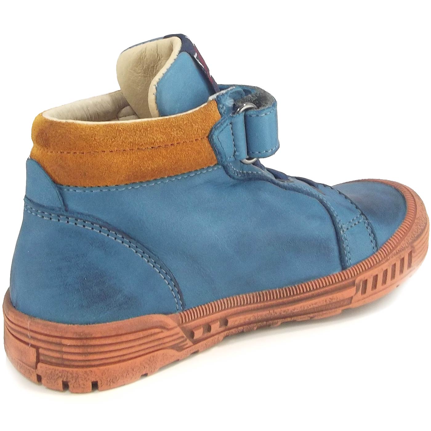 Naturino - 3984 - Kinder High Top Sneakers - petrolblau (avio/ocra/navy) – Bild 2