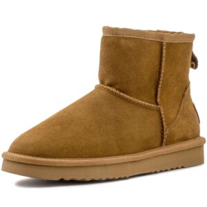 Natural World - Alaska - Damen Australian Boots mit Warmfutter - Cognac (Cuero)