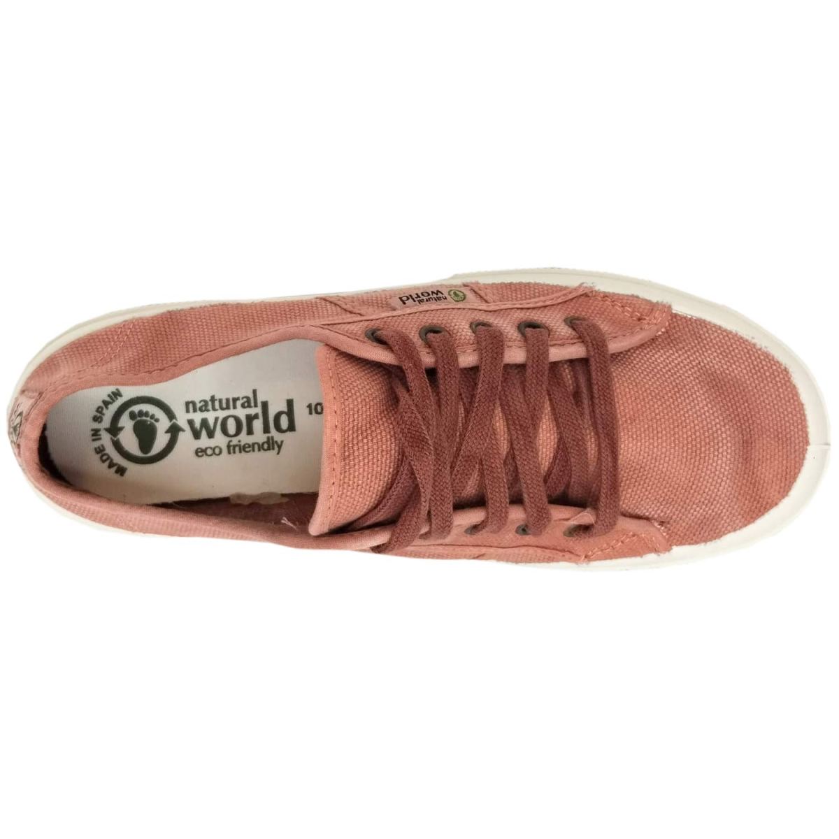 Natural World - Blossom - Damen Bio-Baumwolle Sneaker - Krabbenorange (Cangrejo) – Bild 3