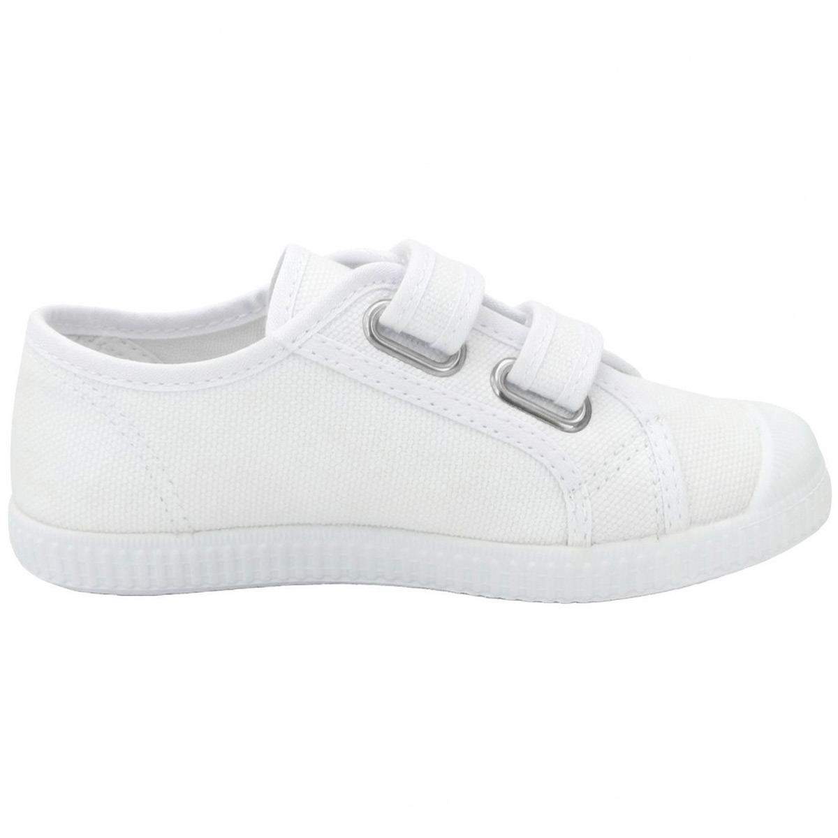 Natural World - Basquet Klett Paris - Kinder Bio-Sneaker aus Baumwolle - Weiß (Blanco) – Bild 2