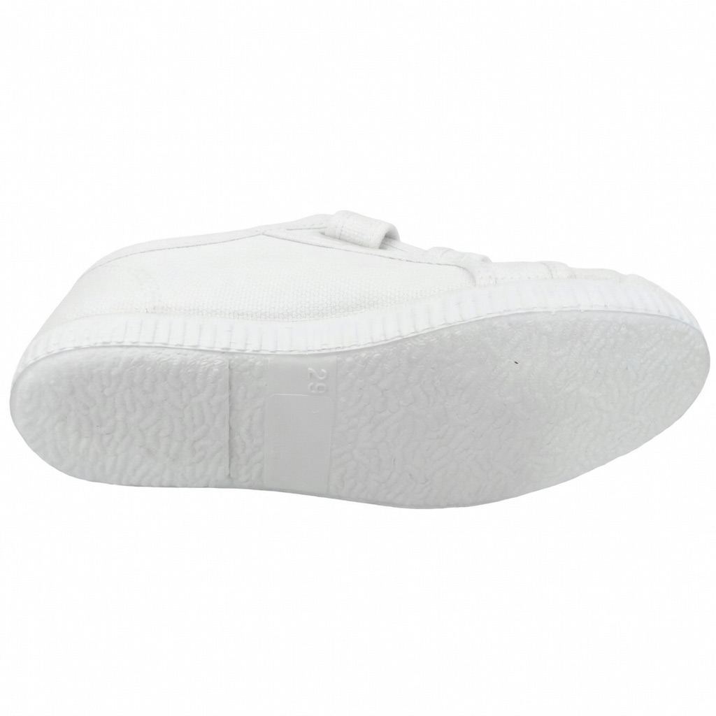 Natural World - Basquet Klett Paris - Kinder Bio-Sneaker aus Baumwolle - Weiß (Blanco) – Bild 4