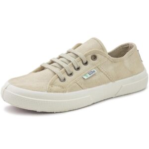 Natural World - Blossom - Unisex Bio-Baumwolle Sneaker - Beige (Sand)