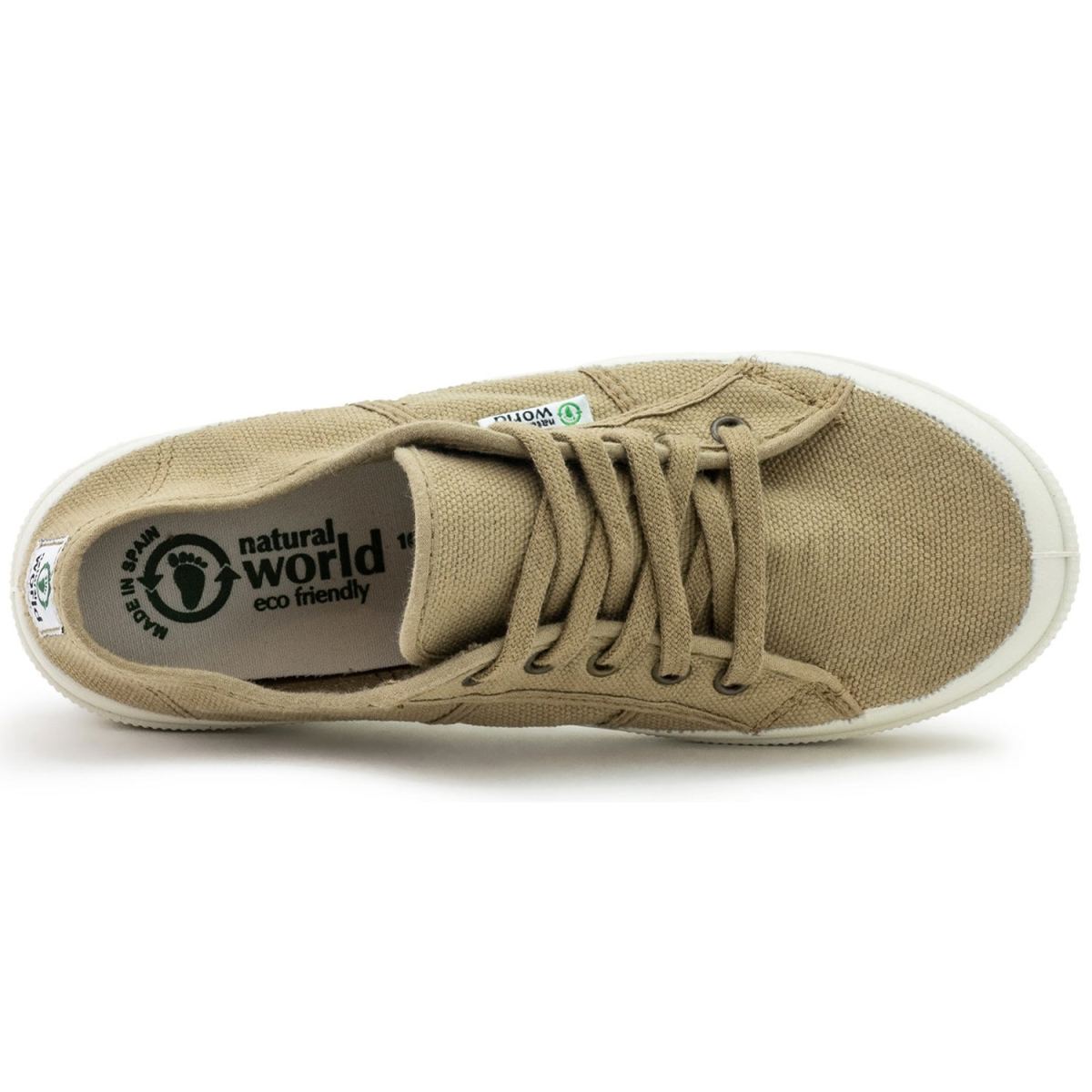 Natural World - Blossom - Unisex Bio-Baumwolle Sneaker - Hellbraun (Camel) – Bild 2