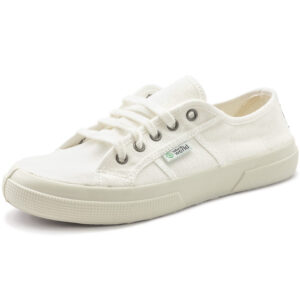 Natural World - Blossom - Unisex Bio-Baumwolle Sneaker - Weiß (Blanco)