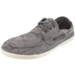 Natural World - Old Elbrus - Herren Schnürer im Bootsschuh-Style - Grau (Gris Enz)