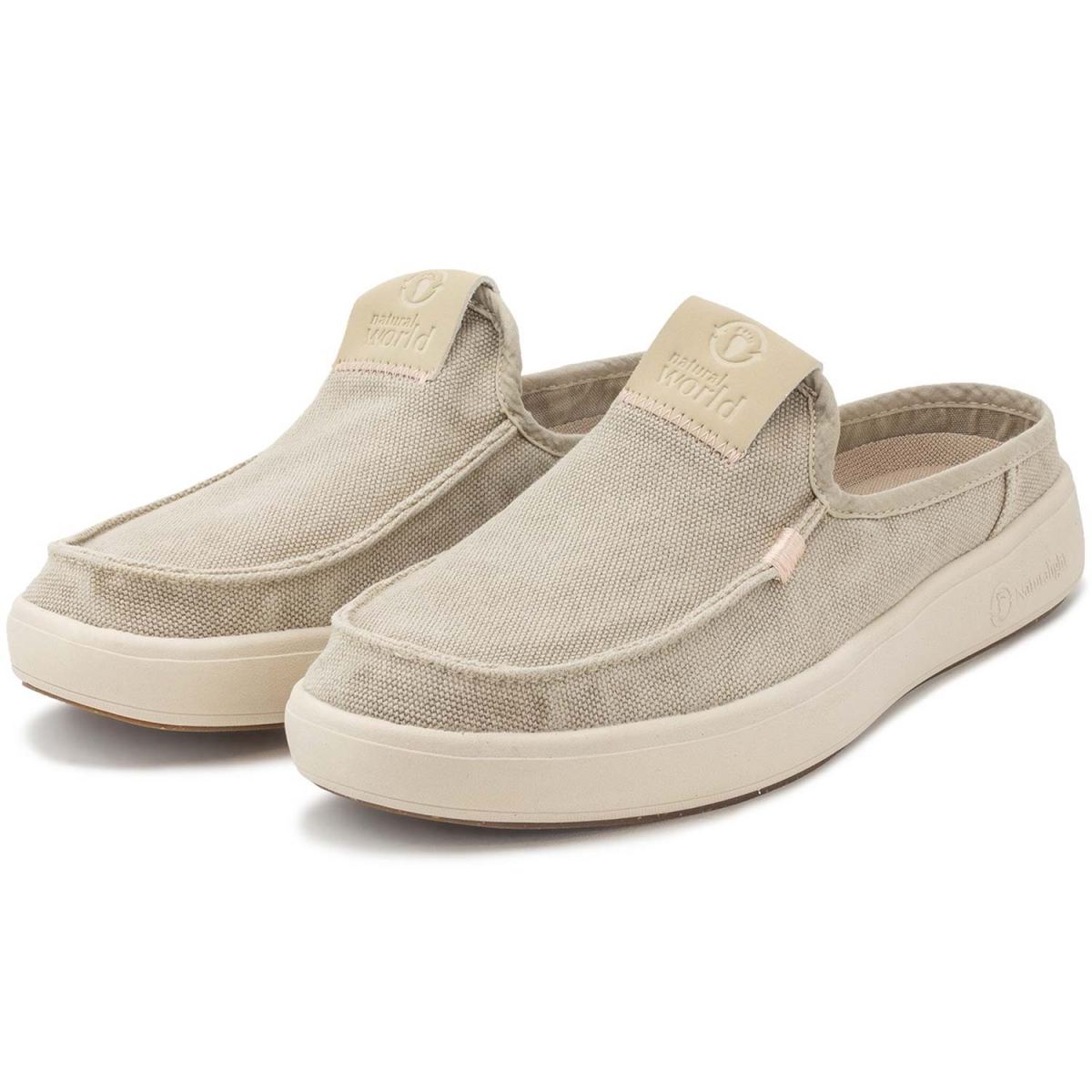 Natural World - Pinet - Damen Pantoffel im Mokassin-Style - Beige 721 – Bild 2