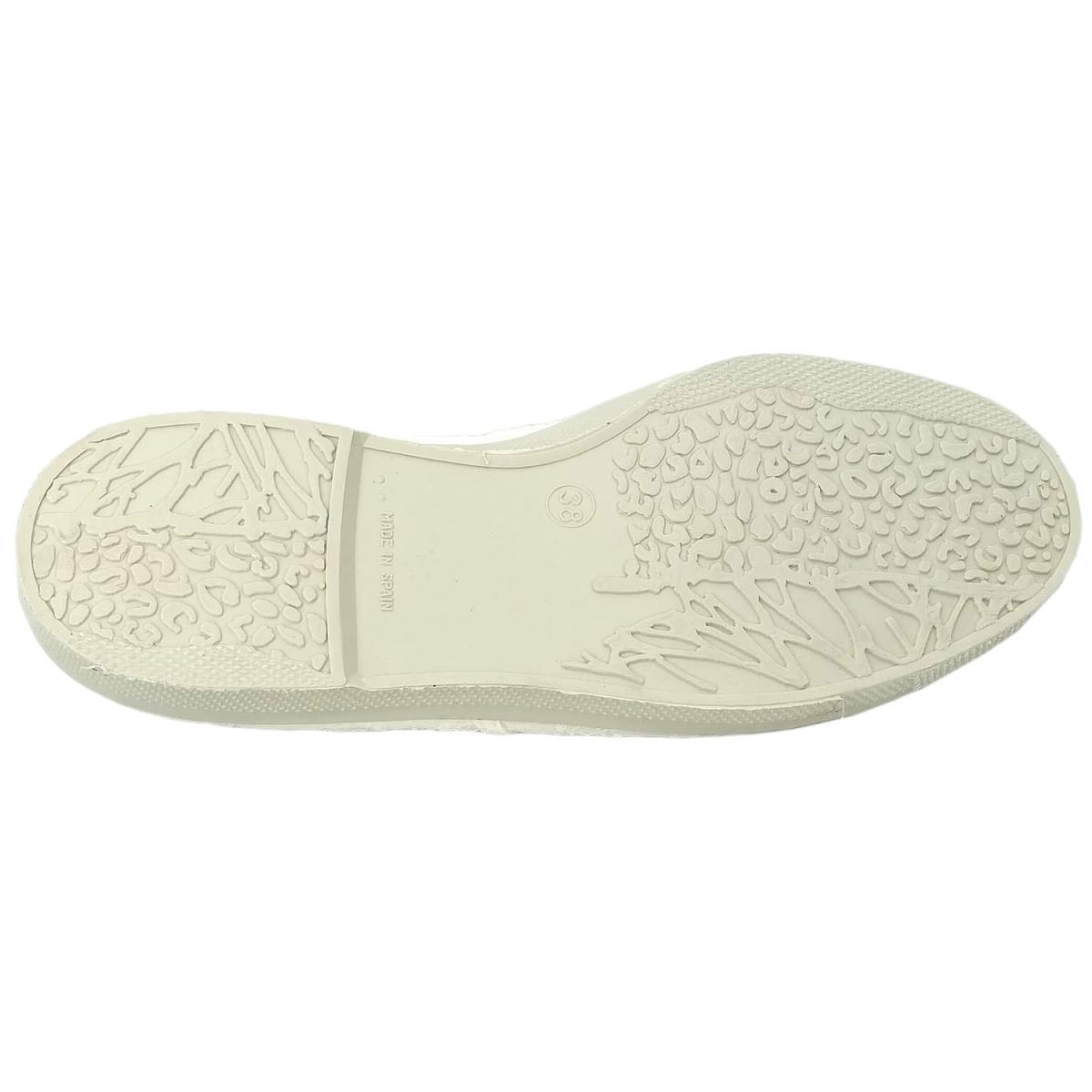 Natural World - Gamo - Damen Baumwollschuhe mit Häkelspitze - Weiß (Blanco) – Bild 4