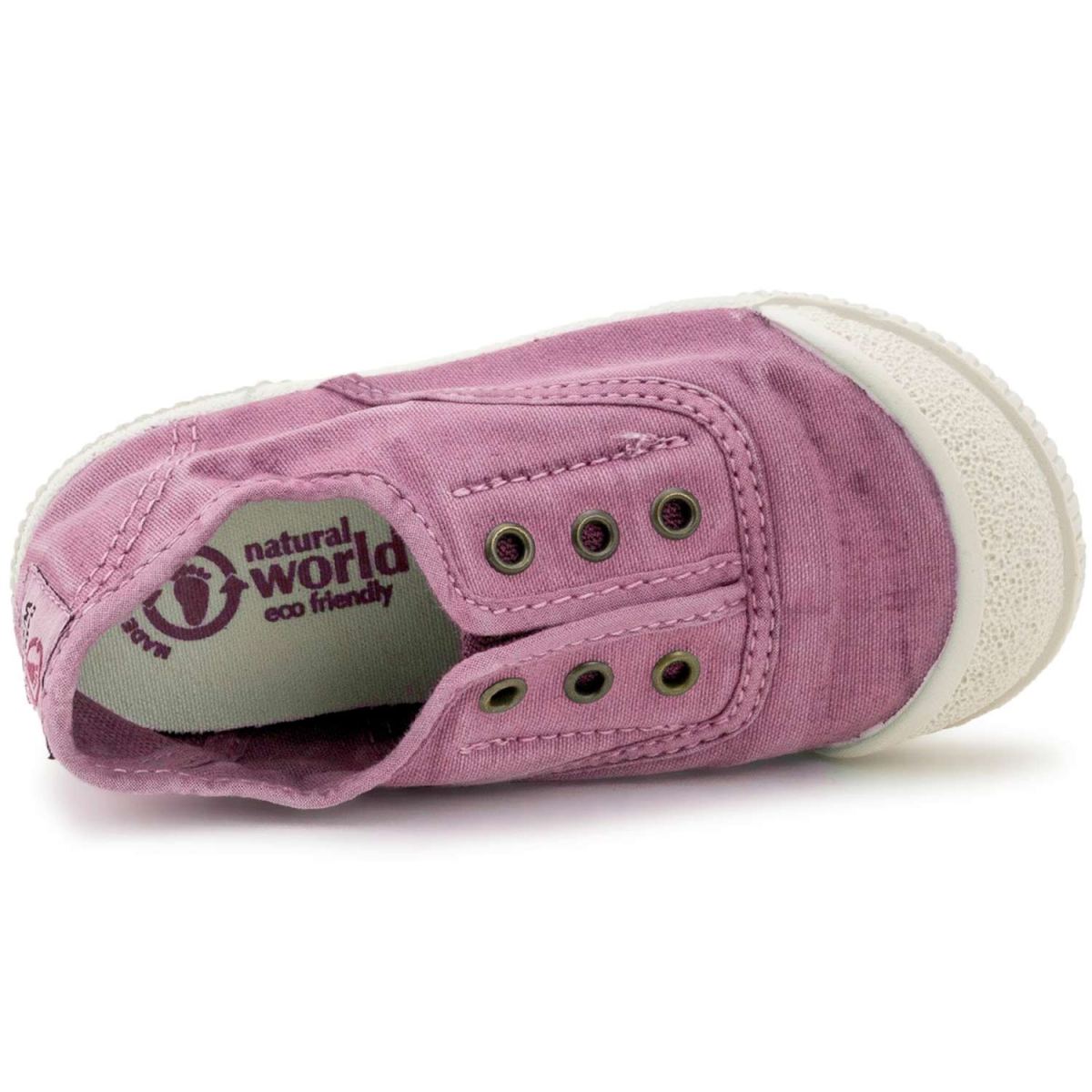 Natural World - Hoak Barefoot - Mädchen Barfußschuhe aus Baumwolle - Rosa – Bild 4