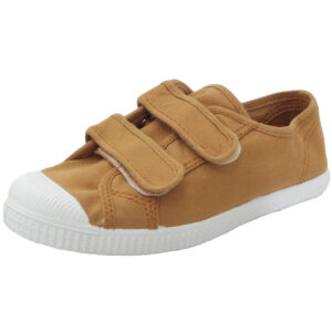 Natural World - Basquet Canvas - Kinder Baumwolle-Sneaker - Ockerbraun (Cana)