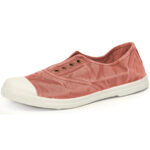 Natural World - Old Lavanda - Damen Used-Look Baumwollschuhe - Blasses Orange (Cangrejo)