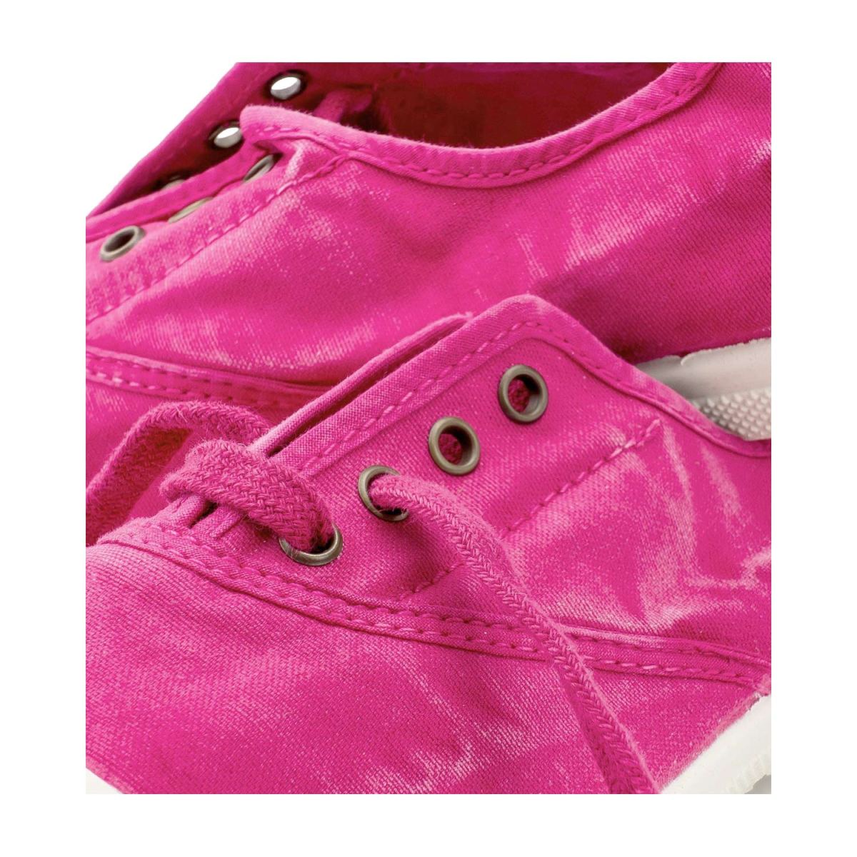 Natural World - Old Lavanda - Damen Used-Look Baumwollschuhe - Pink (Fucsia) – Bild 3