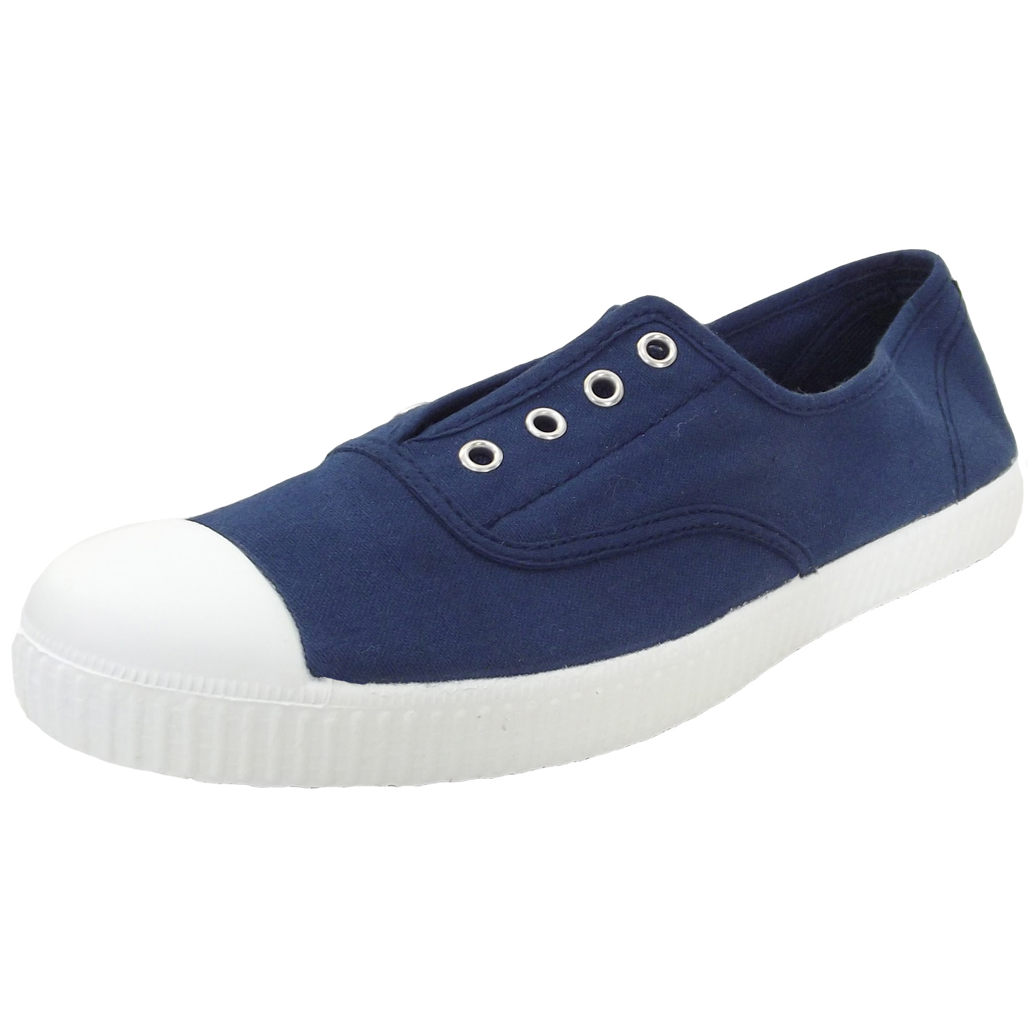 Natural World - Grape Puntera - Damen Baumwolle-Schlupfschuhe - Dunkelblau (Azul Lava)