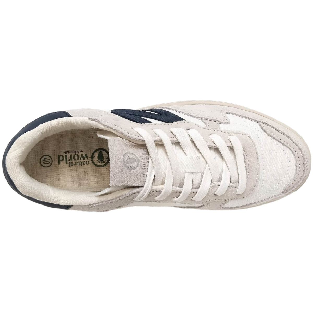 Natural World - Serena - Herren Sneaker im Tennis-Style - Weiß/Beige (Blanco) – Bild 3