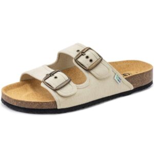 Natural World - Tropic - Unisex Bio-Pantolette mit Baumwolle - Beige (Sand)