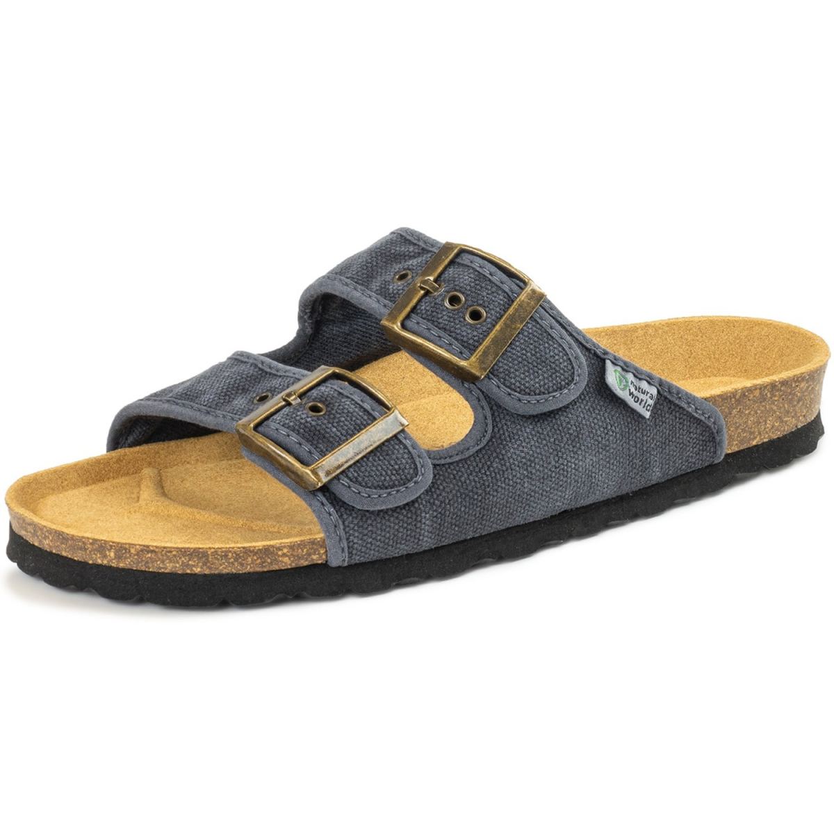 Natural World - Tropic - Unisex Bio-Pantolette aus Baumwolle - Dunkelblau (Marino)