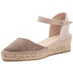 Natural World - Cora - Damen Keilabsatz-Sandale - Beige
