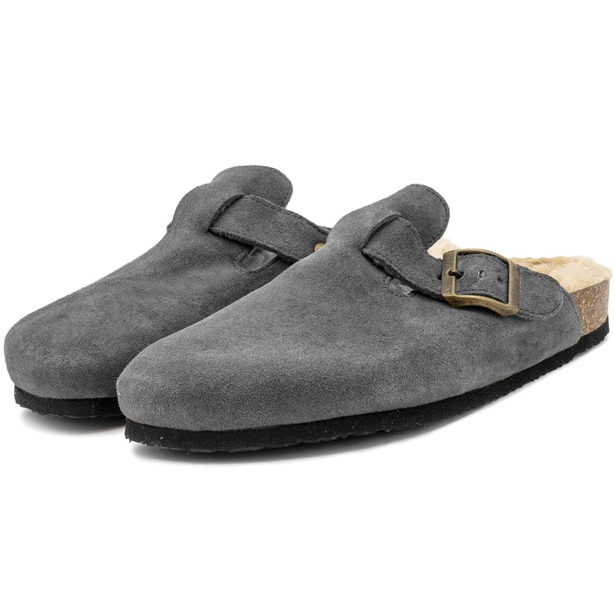Natural World - Chiara - Unisex Winter-Pantoffel mit Futter - Grau (Antracita) – Bild 2