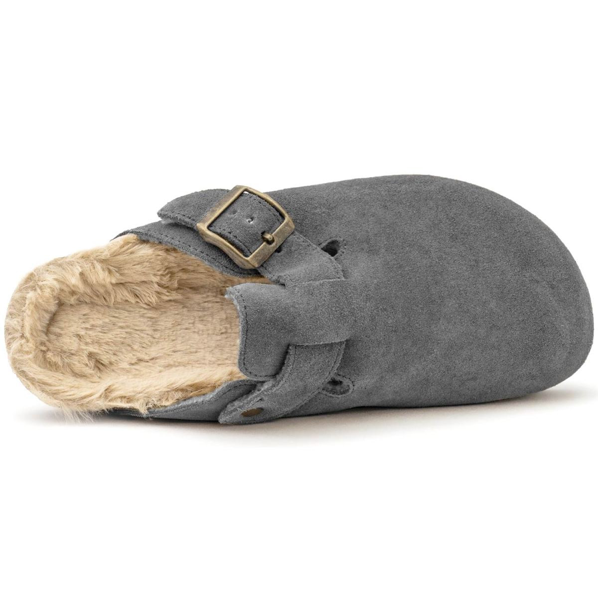 Natural World - Chiara - Unisex Winter-Pantoffel mit Futter - Grau (Antracita) – Bild 3