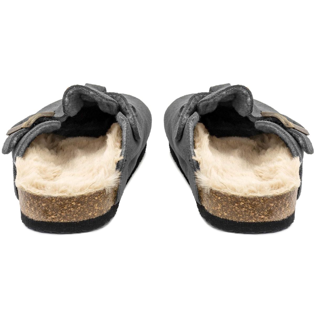Natural World - Chiara - Unisex Winter-Pantoffel mit Futter - Grau (Antracita) – Bild 4