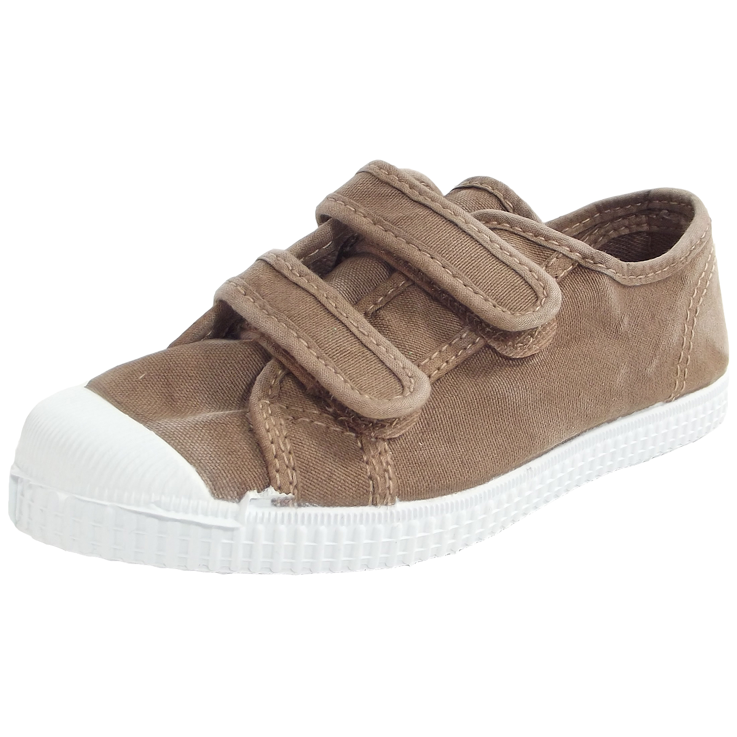 Natural World - Basquet Klett - Kinder Bio-Sneaker - Beige Cref