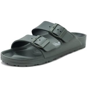 Natural World - Saona - Unisex EVA-Pantolette - Grün (Kaki)