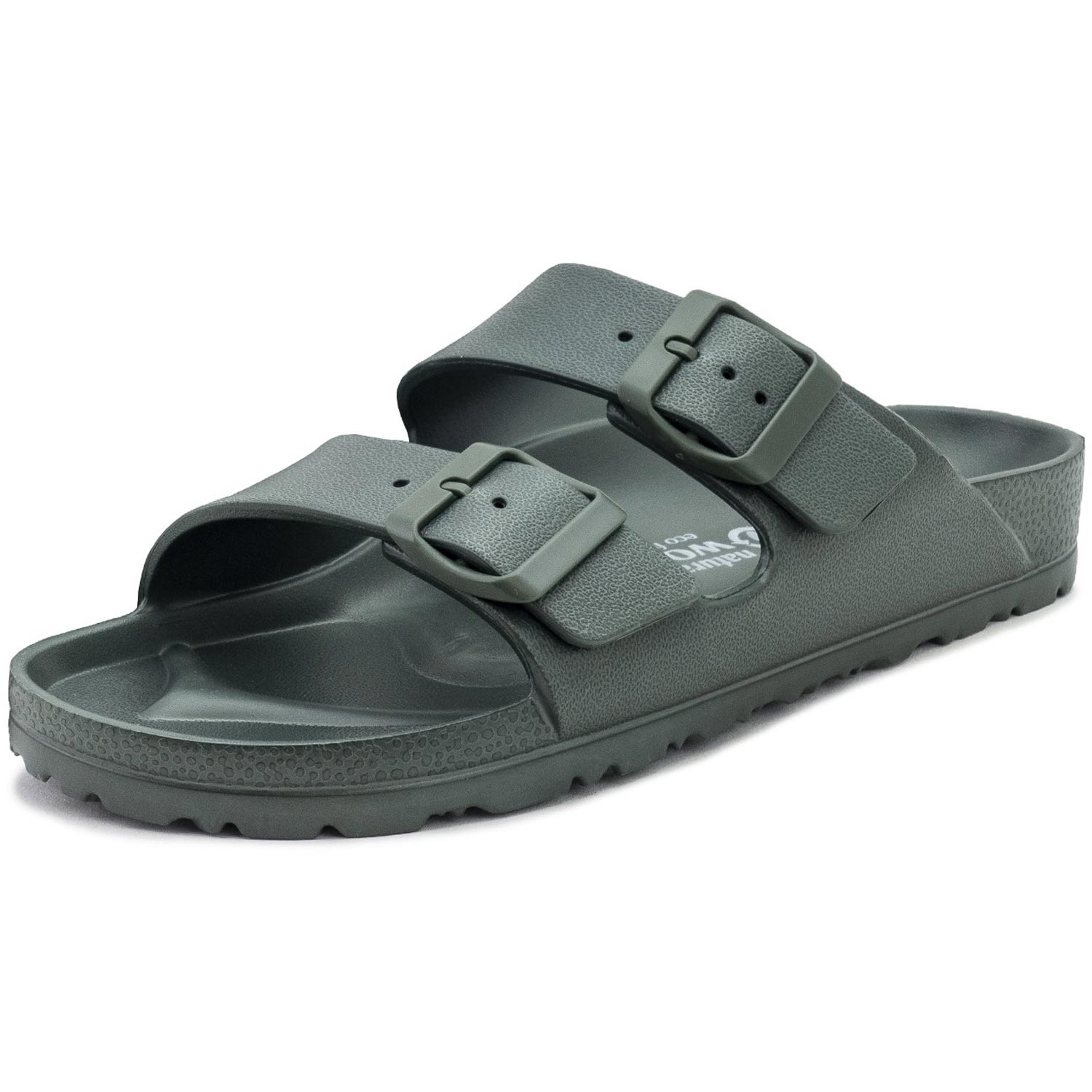 Natural World - Saona - Unisex EVA-Pantolette - Grün (Kaki)