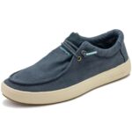Natural World - Teal - Herren Schlupfschuh im Bootsschuh-Style - Dunkelblau (Marino Enz)