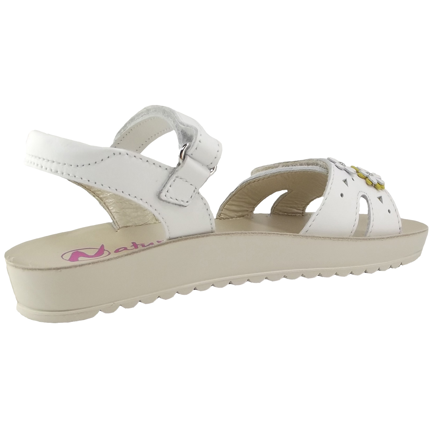 Naturino - 6025 - Mädchen Sandale - weiß (bianco) – Bild 2
