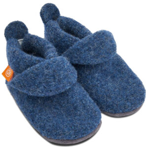 Orangenkinder - Klassik Wolli - Kleinkinder Krabbelschuhe - Jeans