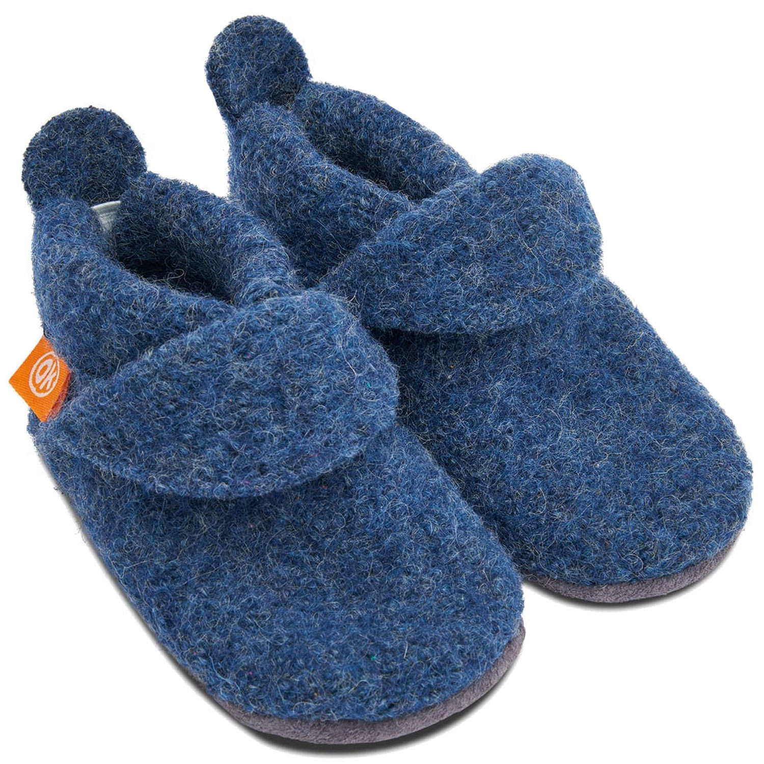 Orangenkinder - Klassik Wolli - Kleinkinder Krabbelschuhe - Jeans