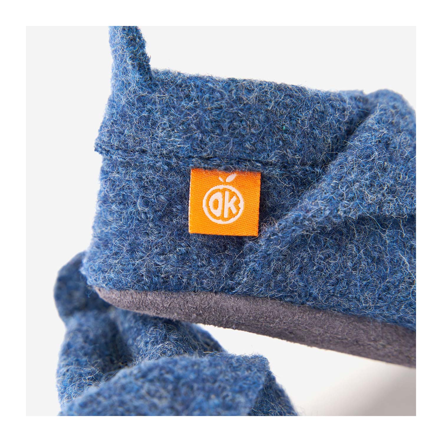 Orangenkinder - Klassik Wolli - Kleinkinder Krabbelschuhe - Jeans – Bild 4