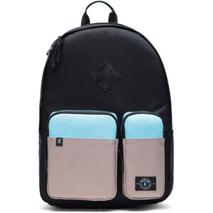 Parkland - Academy - Unisex Rucksack - schwarz/beige/hellblau (mod)