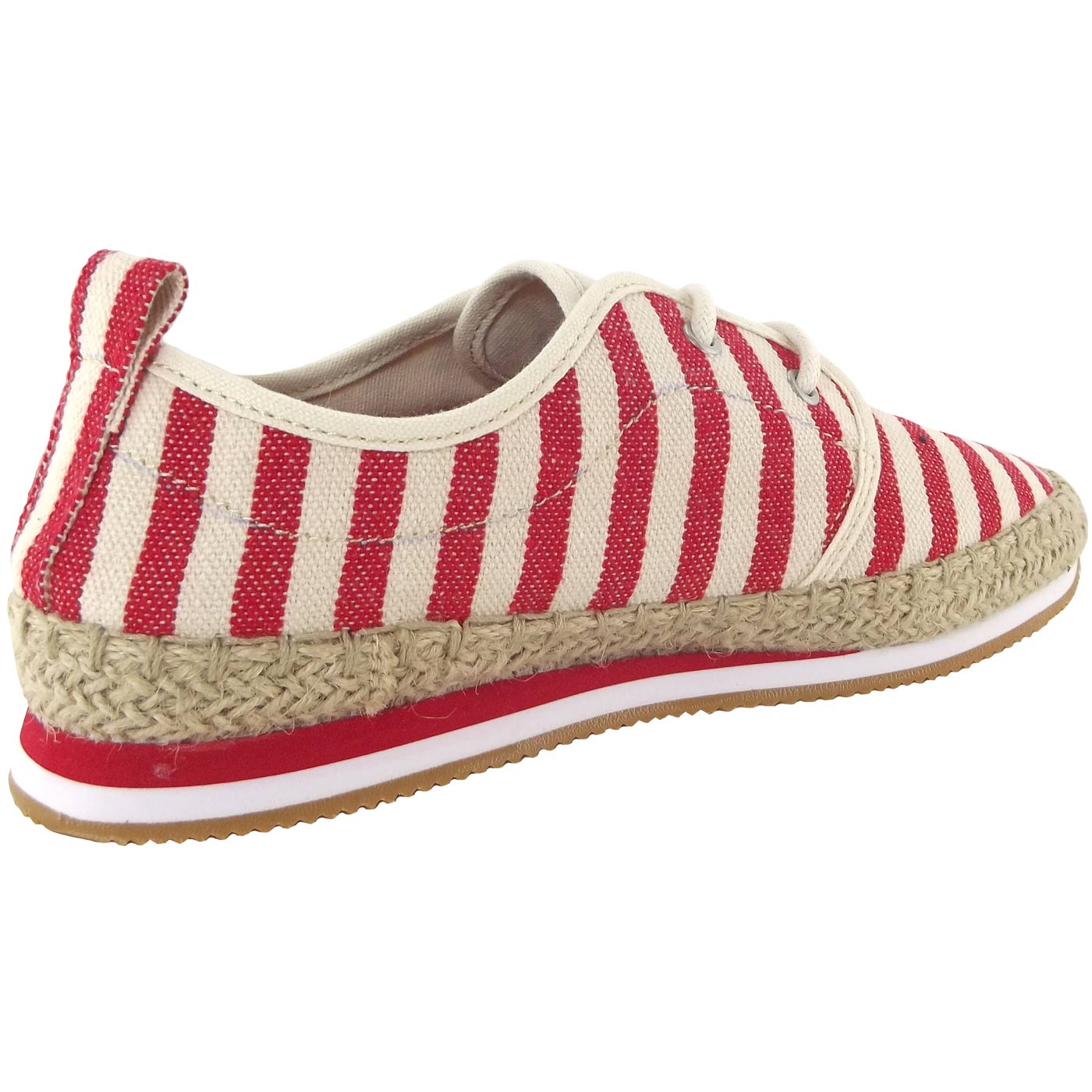 Pepe Jeans - Babel W Stripes - Damen Halbschuhe - rot/beige (salsa) – Bild 2