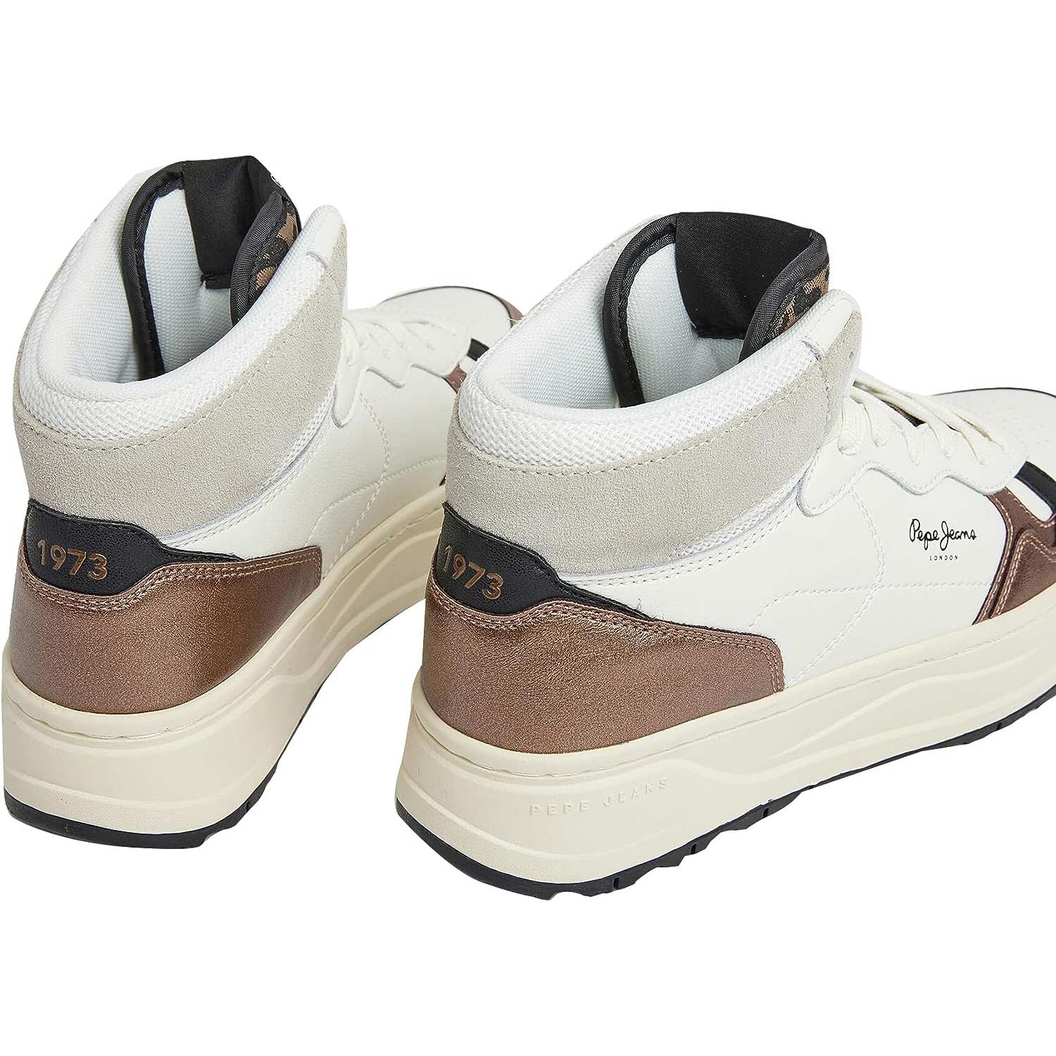 Pepe Jeans - Kore Basket W - Damen High-Sneaker - Weiß (Factory White) – Bild 3
