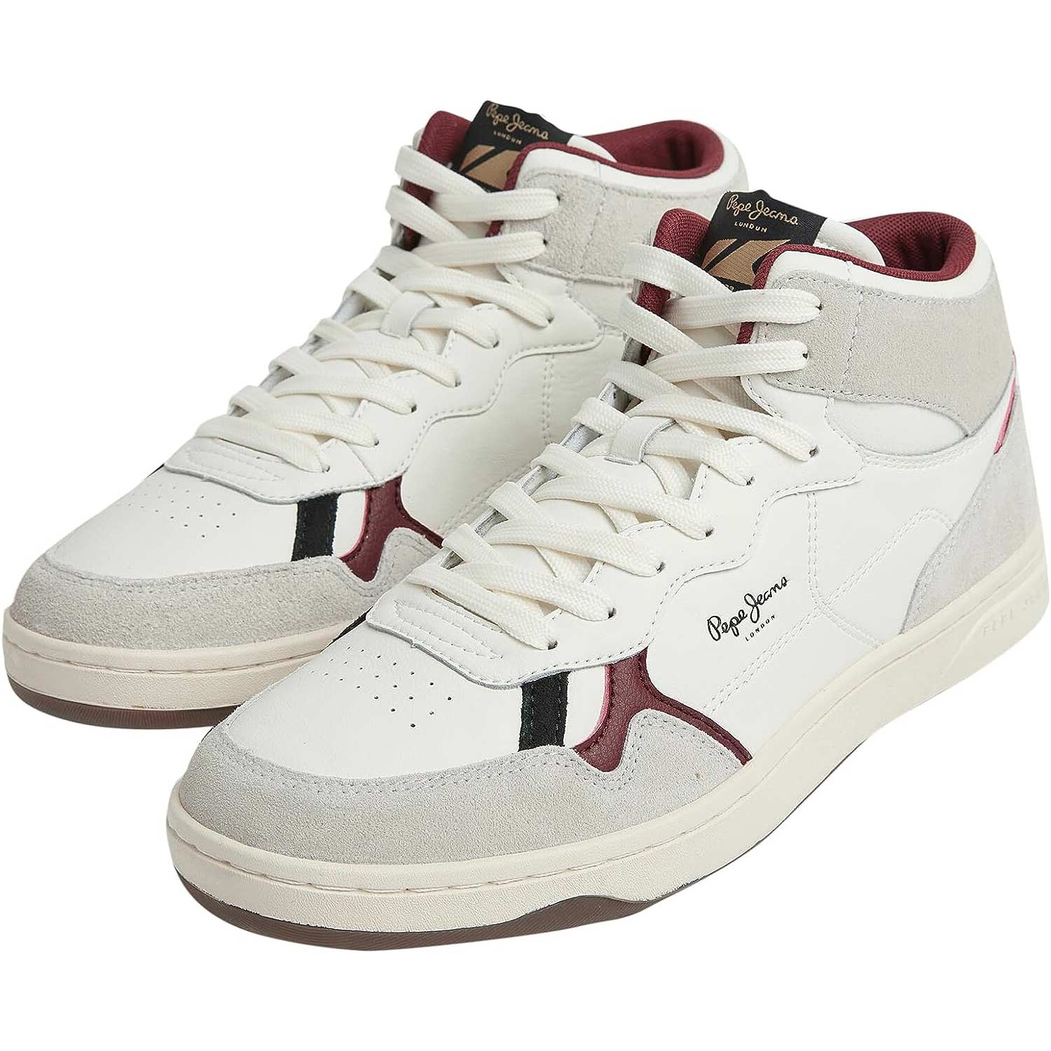 Pepe Jeans - Kore Basket M - Herren High-Sneaker - Weiß (Factory White) – Bild 2