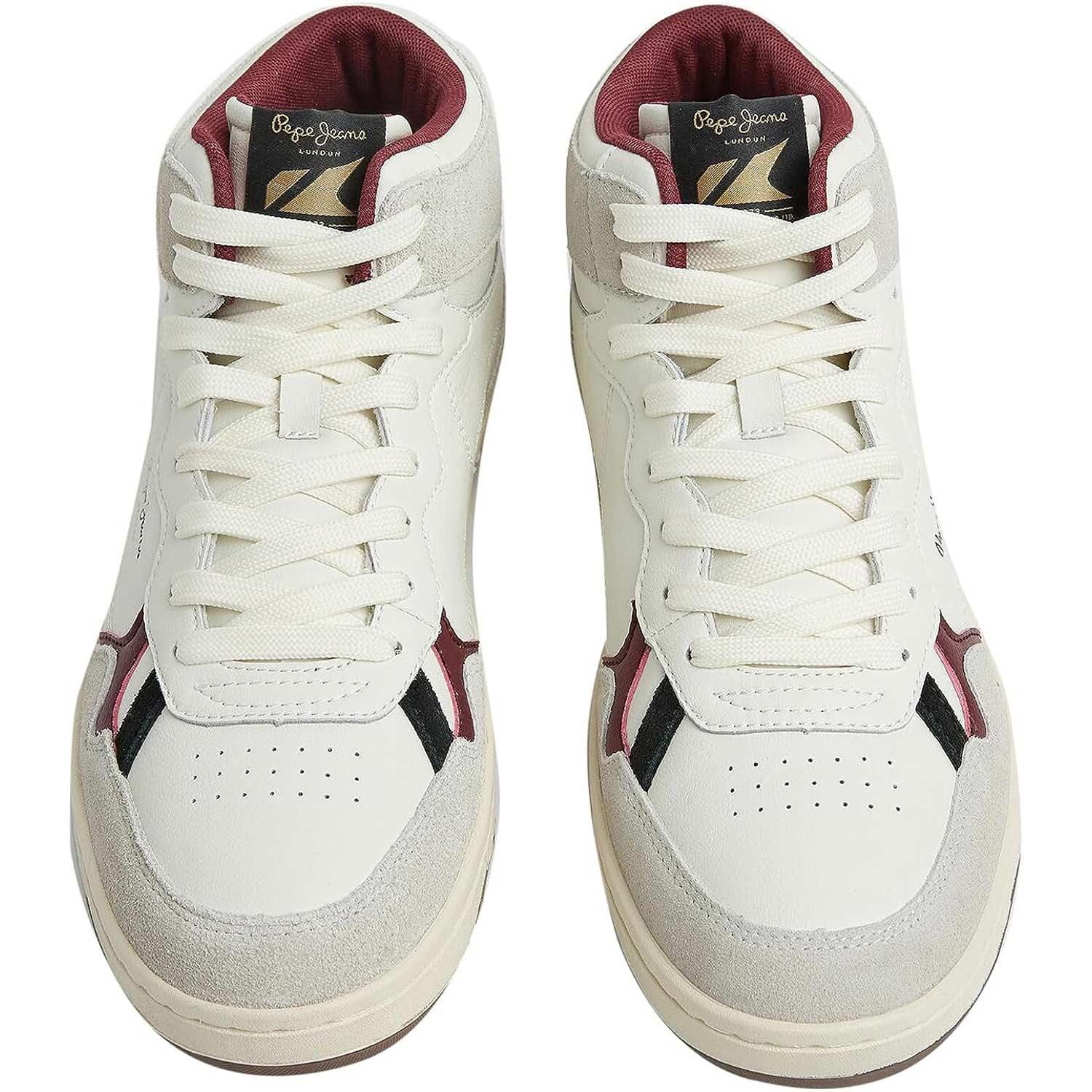 Pepe Jeans - Kore Basket M - Herren High-Sneaker - Weiß (Factory White) – Bild 3