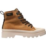 Pepe Jeans - Ascot Desert - Damen Schnürstiefelette - Cognac