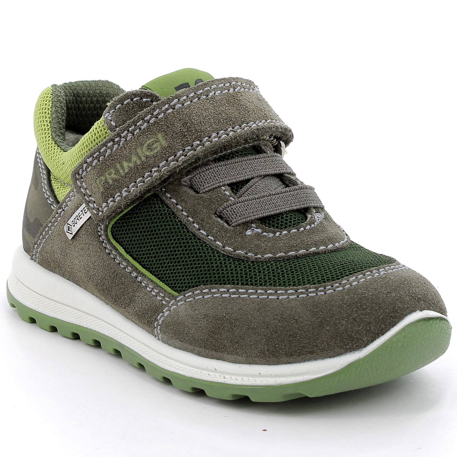 Primigi - Gore-Tex Baby Sportschuh GTX - Kleinkinder Wasserdichte Schuhe - Militärgrün/Hellgrün – Bild 2