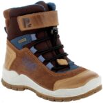 Primigi - Gore-Tex Hans GTX - Jungen Wasserdichter Winterstiefel - Braun/Blau (Moro)