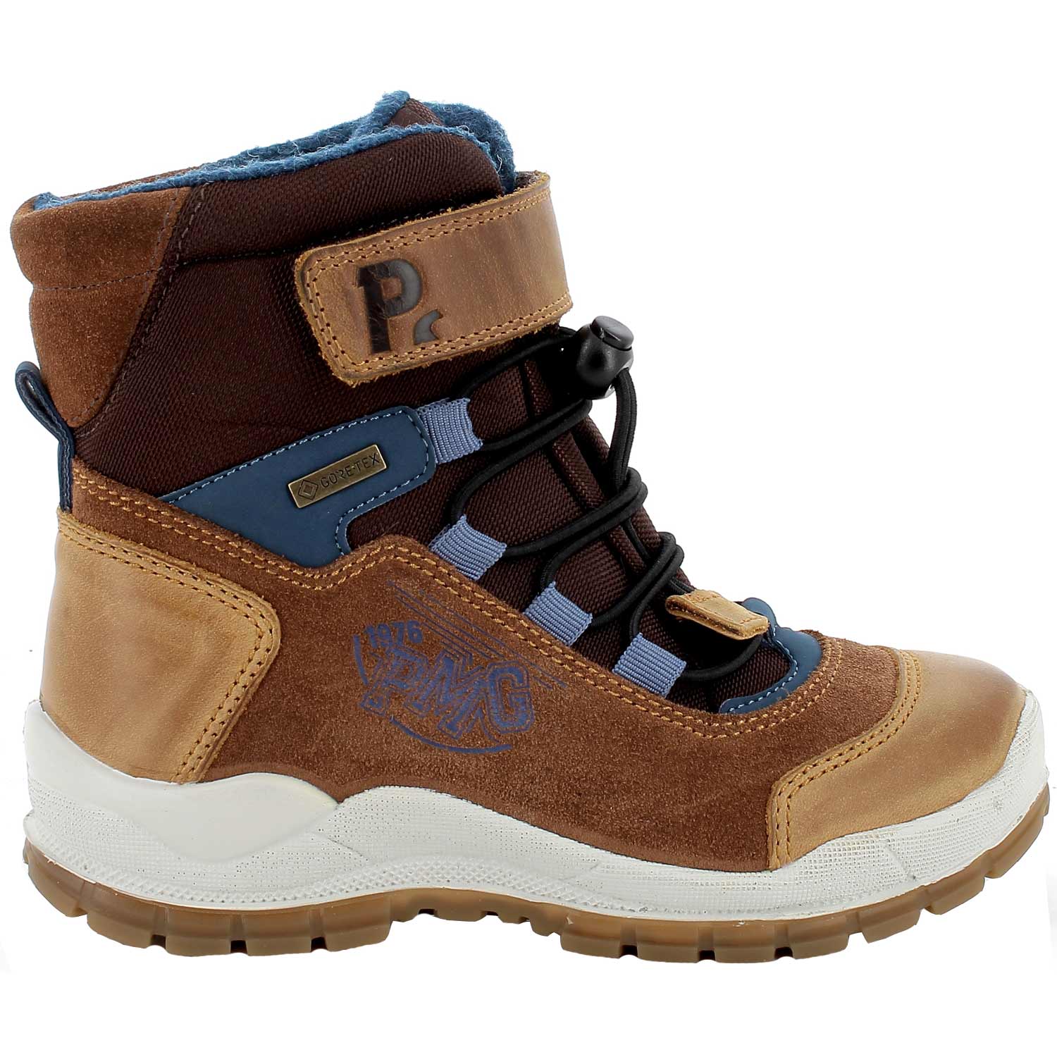 Primigi - Gore-Tex Hans GTX - Jungen Wasserdichter Winterstiefel - Braun/Blau (Moro) – Bild 3