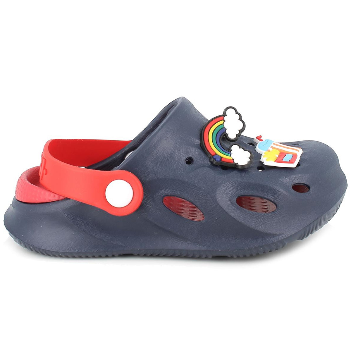 Primigi - Beach - Kinder Clog-Sandale - Navy/Rot – Bild 2