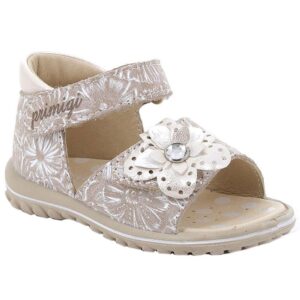 Primigi - Baby Sweet - Mädchen Leder-Sandale - Beige/Weiß