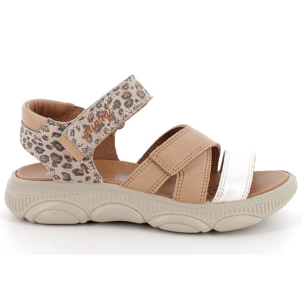 Primigi - Alice - Mädchen Sandale mit Leopardenmuster - Beige/Taupe – Bild 2