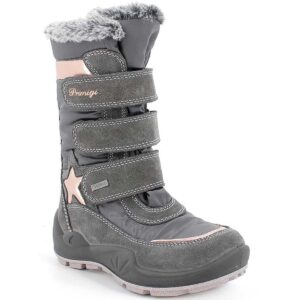 Primigi - Gore-Tex Girl Winger GTX - Mädchen Wasserdichter Winterstiefel - Grau/Dunkelgrau