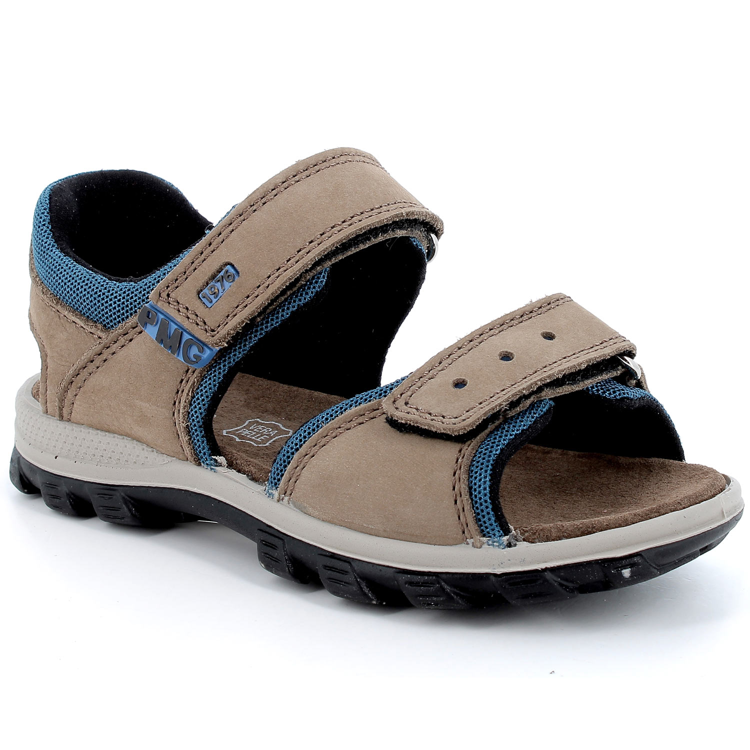 Primigi - Rafting - Jungen Trekking-Sandale - Braun/Blau (Taupe/Navy)