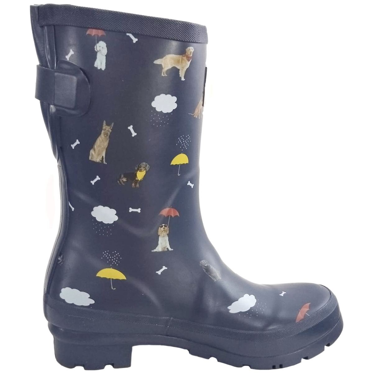 Rajn - Dogs Mid - Damen Gummistiefel mit Hundemotiv - Dunkelblau (Navy) – Bild 2